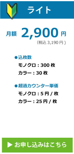 ライトプラン2,900円