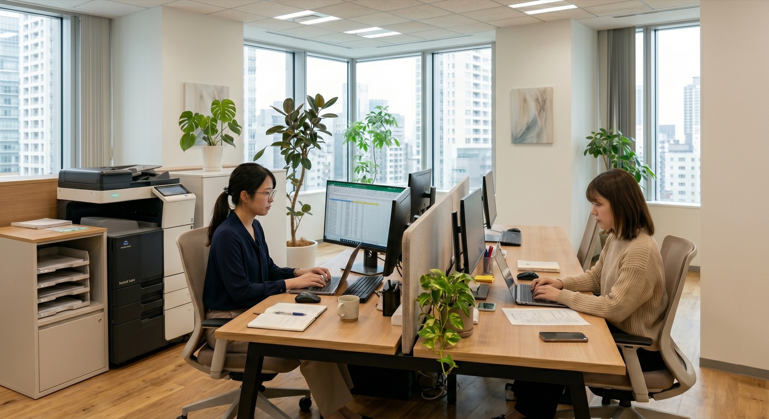 2名様用 事務所用品レンタルセット