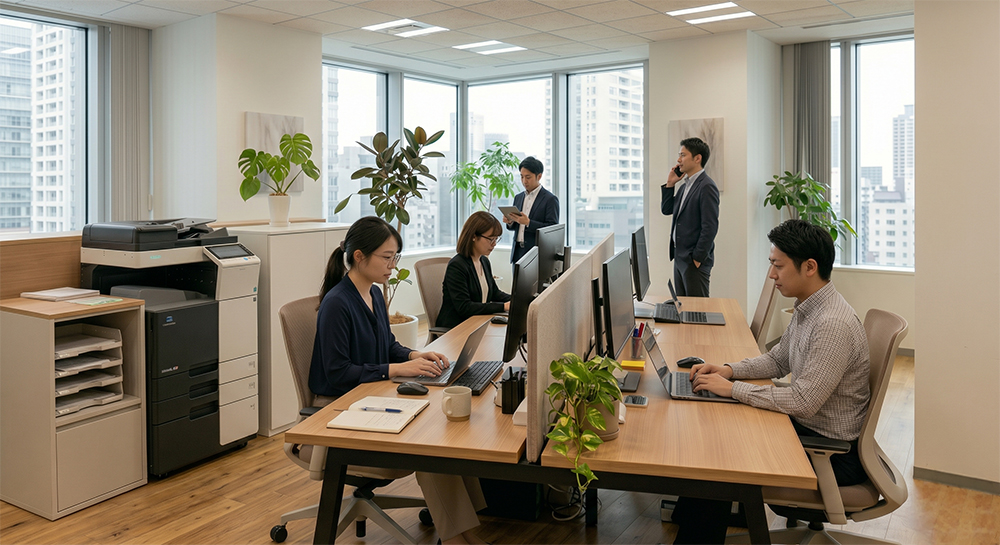 5名様用 事務所用品レンタルセット
